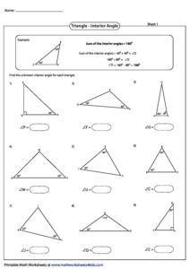 3-20 Triangle Interior Angles