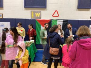 Students and parents celebrate at multicultural night
