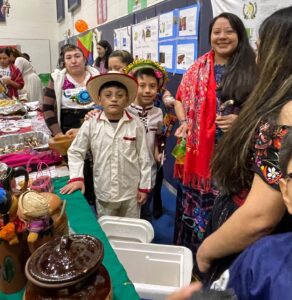 Students and parents celebrate at multicultural night