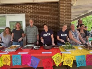 Glebe teachers serve food at Fiesta Night