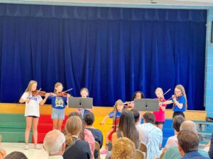 4th grade girls performing at intermission
