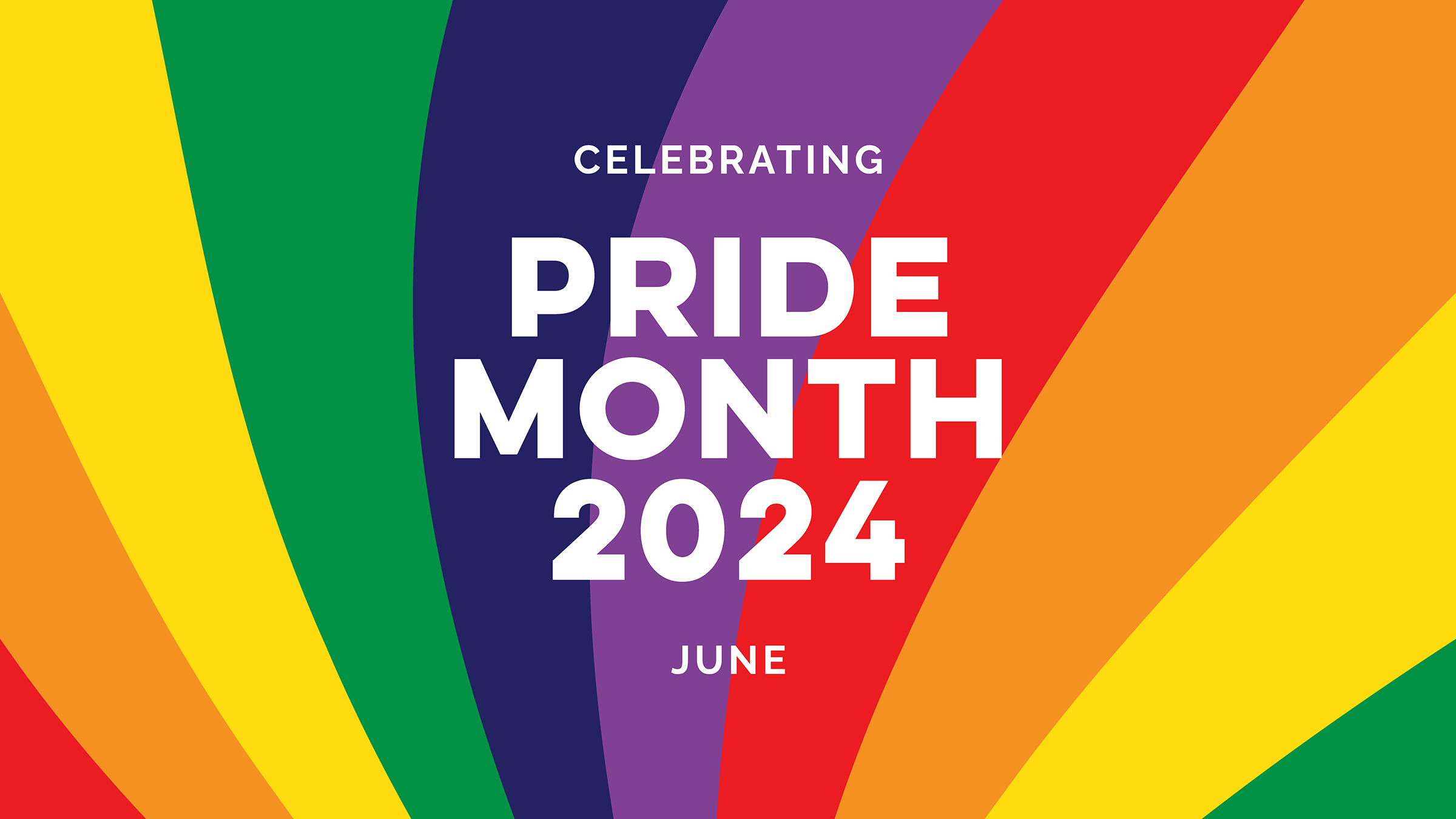 Celebrating Pride Month 2024 with rainbow flag