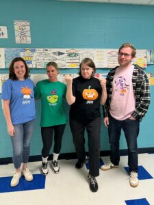 4th grade team shows off their costumes